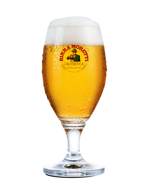 Birra Moretti 3 dl Glas