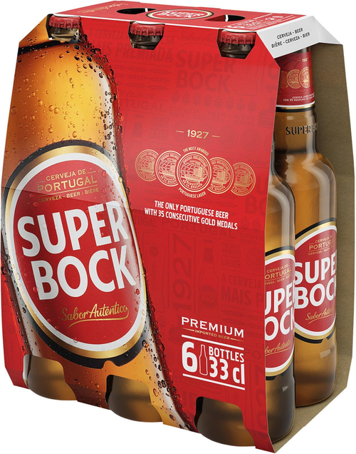 Super Bock Lager 6er