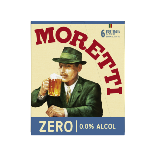 Birra Moretti zero alkfrei. 6er