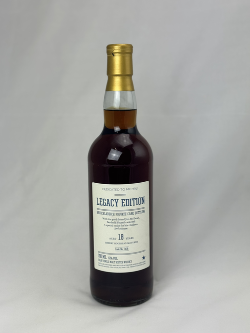 Whisky Bruichladdich 18y Legacy Edition 2st Release Sherry Hogshead