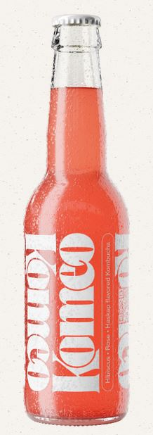 Komeo Kombucha Hibiskus Flasche