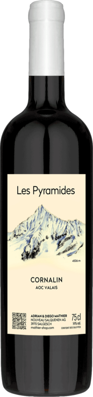 Cornalin Valais AOC Les Pyramides
Adrian & Diego Mathier, Salgesch