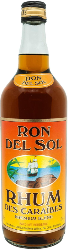 Rum Ron del Sol des Caraïbes
