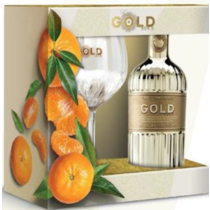 GP Gin Gold mit Glas