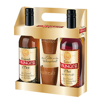 GP Wikinger Original/Roter Met + 2 Becher